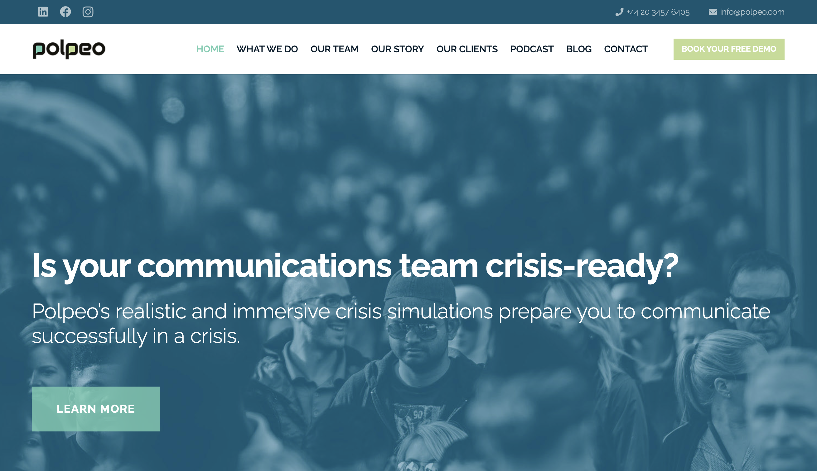 Polpeo - Social Media Crisis Simulations