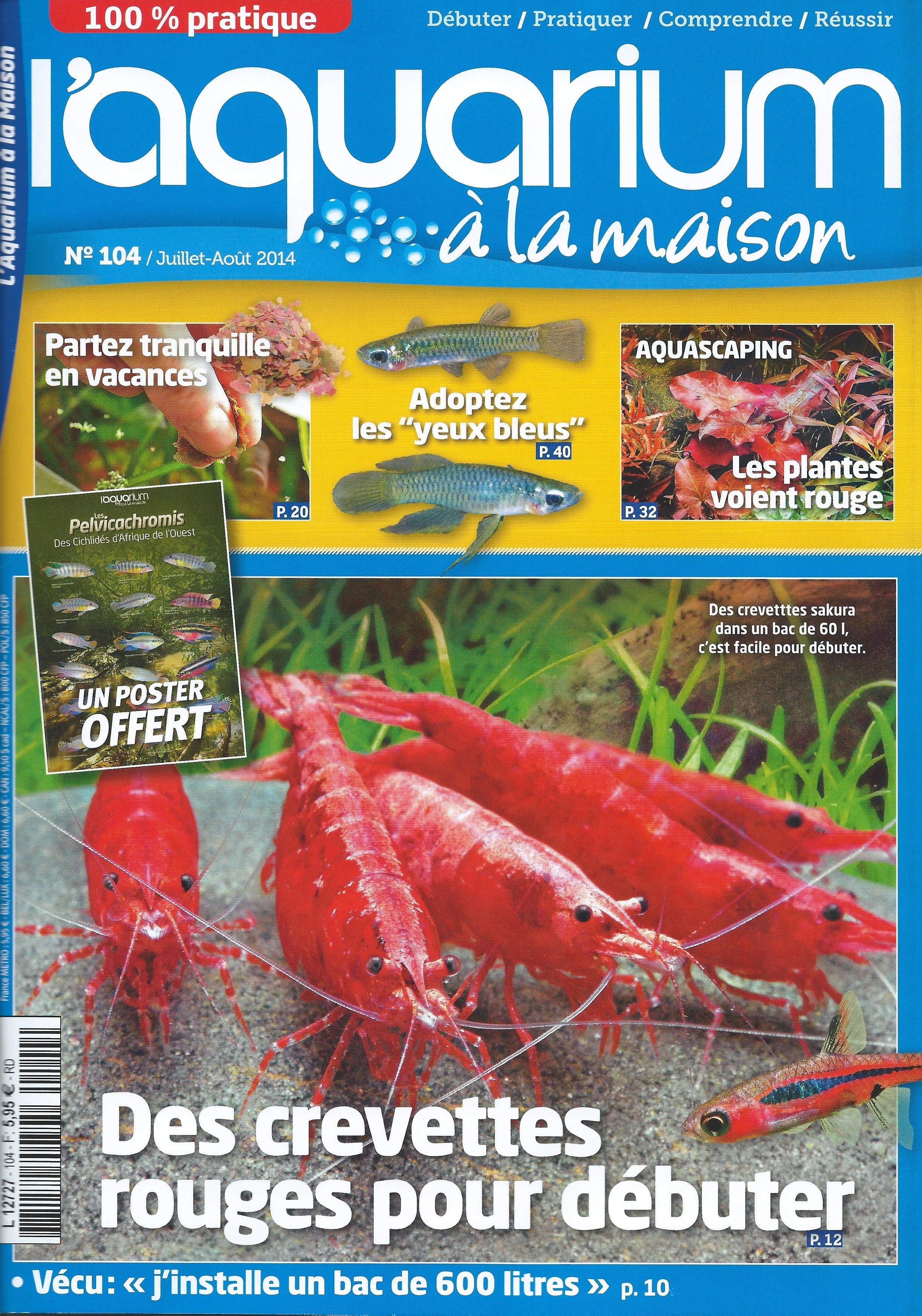 L'Aquarium à la Maison - aquaristic articles by Marie-Sophie Germain