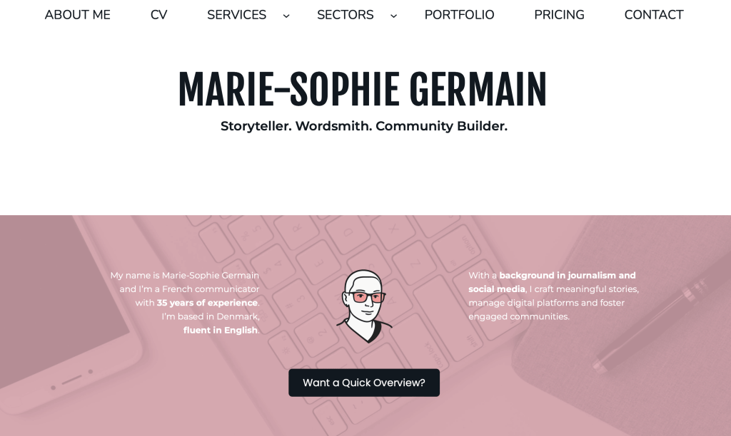 Website by Marie-Sophie Germain