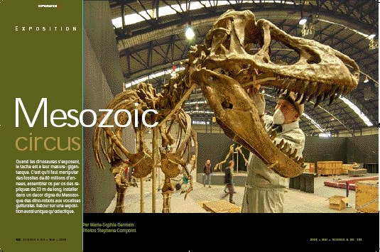 Mesozoic Circus, Science et Vie - Marie-Sophie Germain