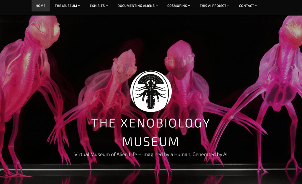 AI-Crafted project The Xenobiology Museum, by Mare-Sophie Germain